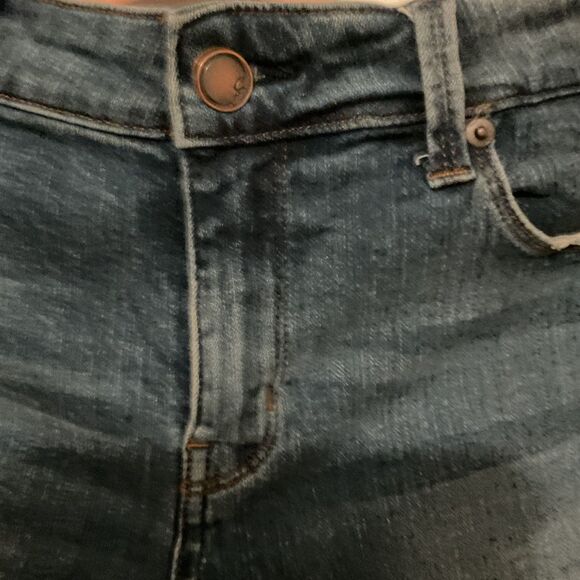 Cosmic Blue Love Jeans Women's 28 C6558JFK Medium Wash Bootcut Stretch distress - Picture 6 of 7